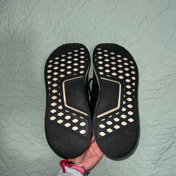 Women’s Black Adidas NMDs Size 6 - Picture 7 of 7